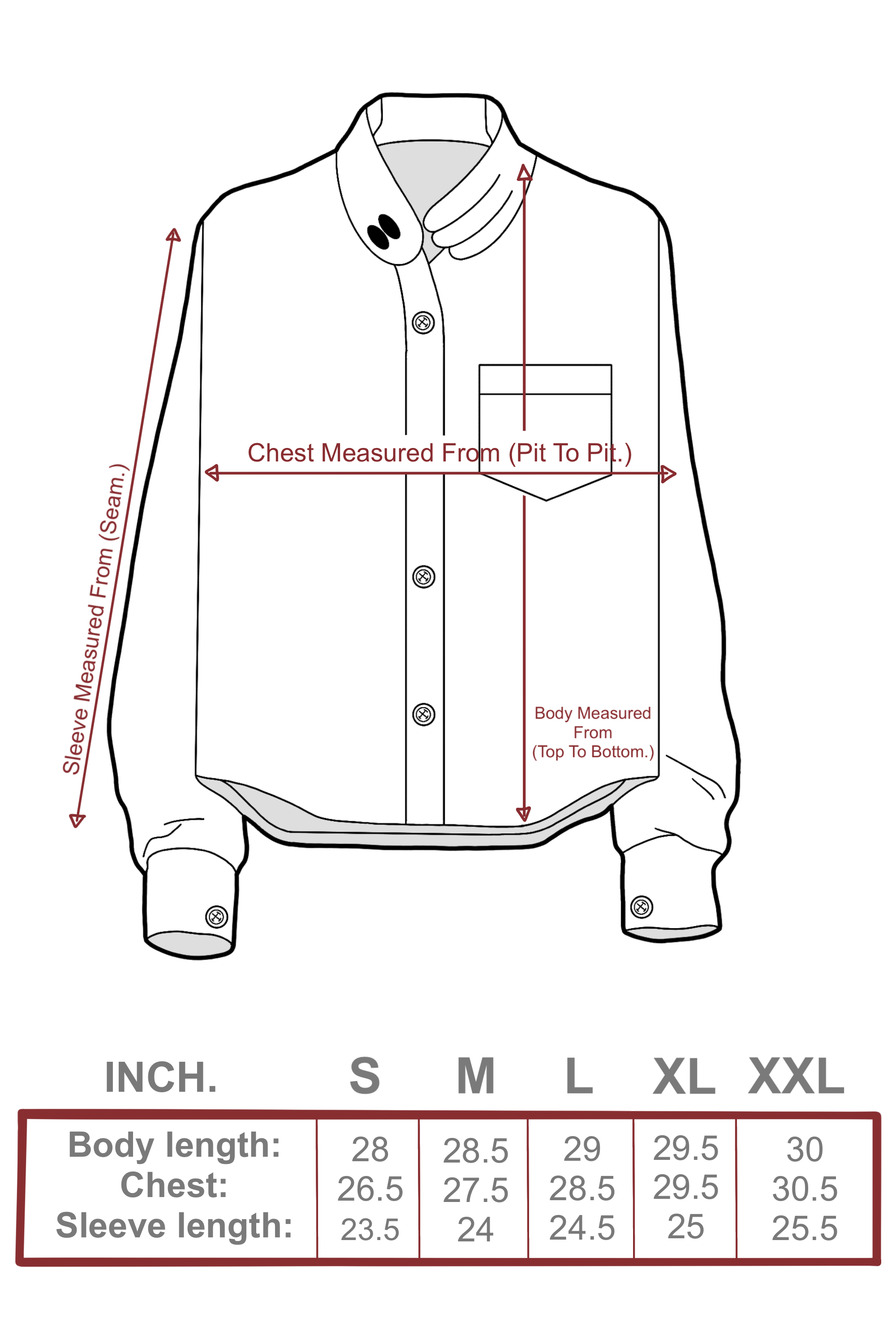 GHOST COLLAR DRESS SHIRT